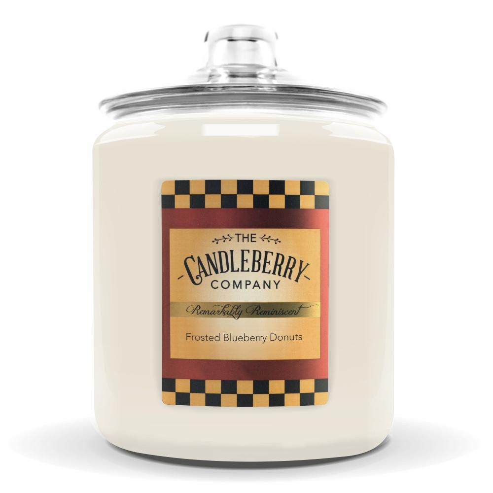 Frosted Blueberry Donuts™, 4 - Wick, Cookie Jar Candle (Collective)