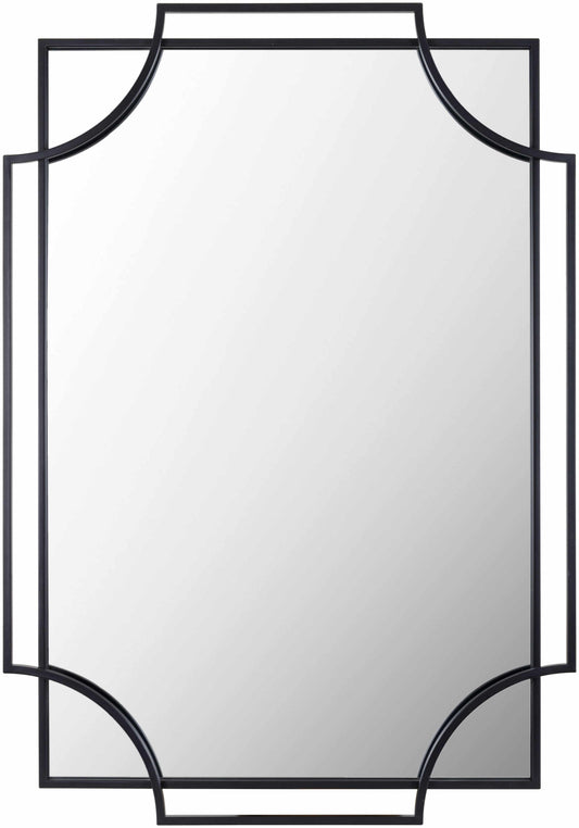 Golasecca Black Frame Mirror - Clearance
