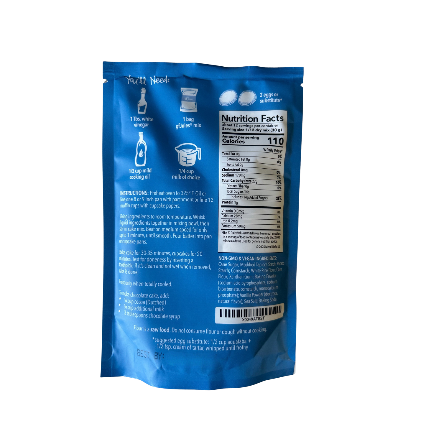 gfJules Gluten Free Birthday Cake Mix