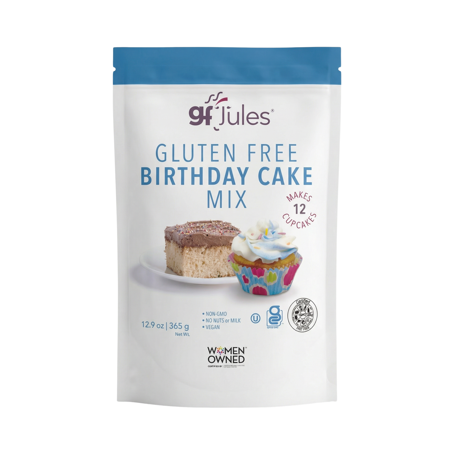 gfJules Gluten Free Birthday Cake Mix