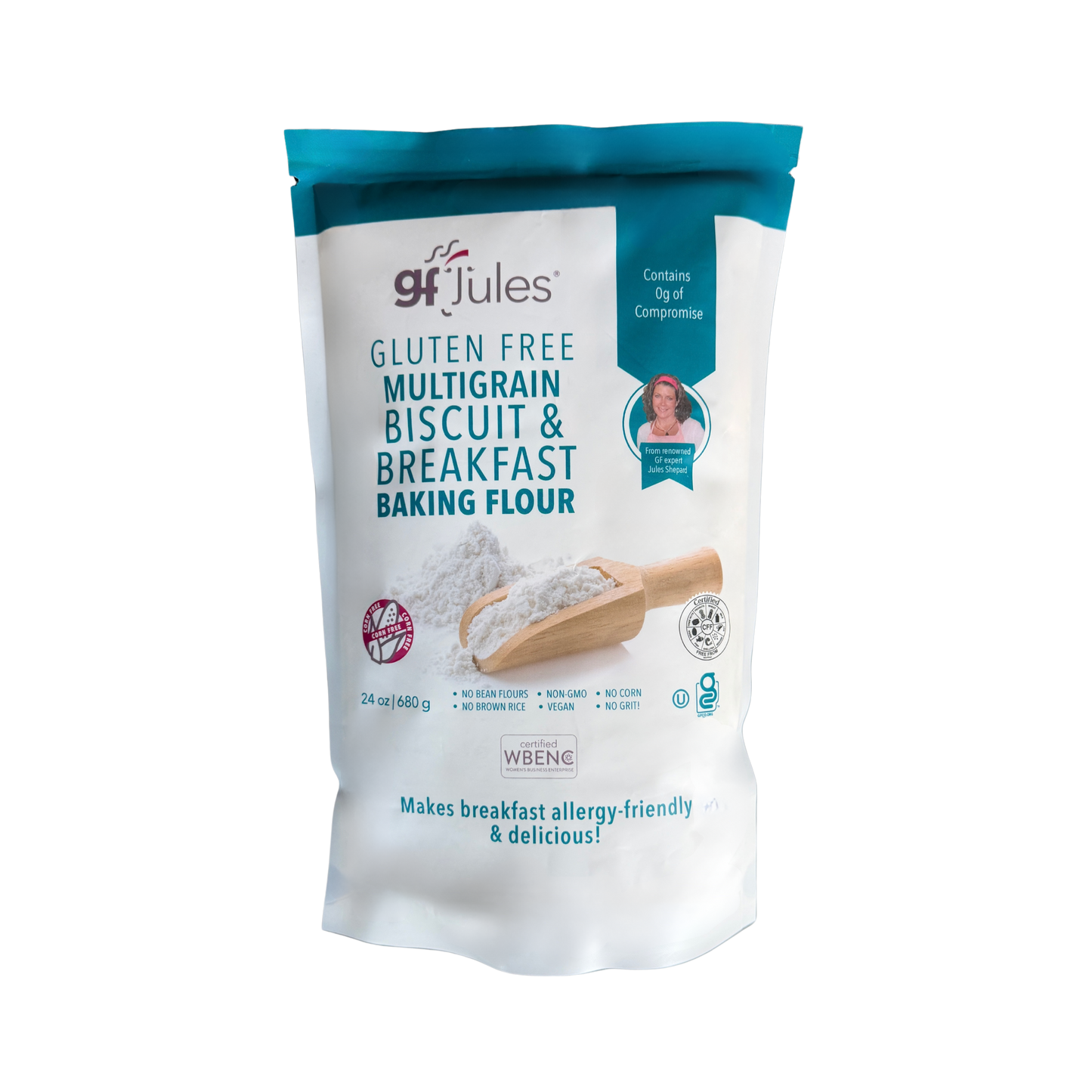 gfJules Gluten Free Corn-Free Multigrain Biscuit & Breakfast Baking Flour