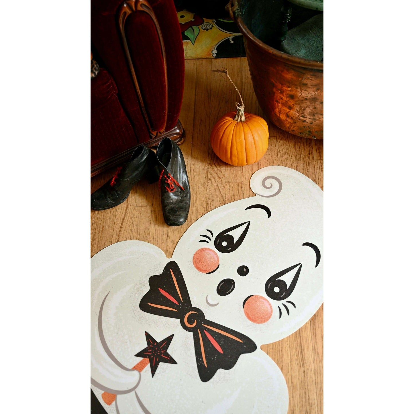 Ghostie in Caudron Die Cut Vinyl Halloween Floor Decor by Johanna Parker -102"