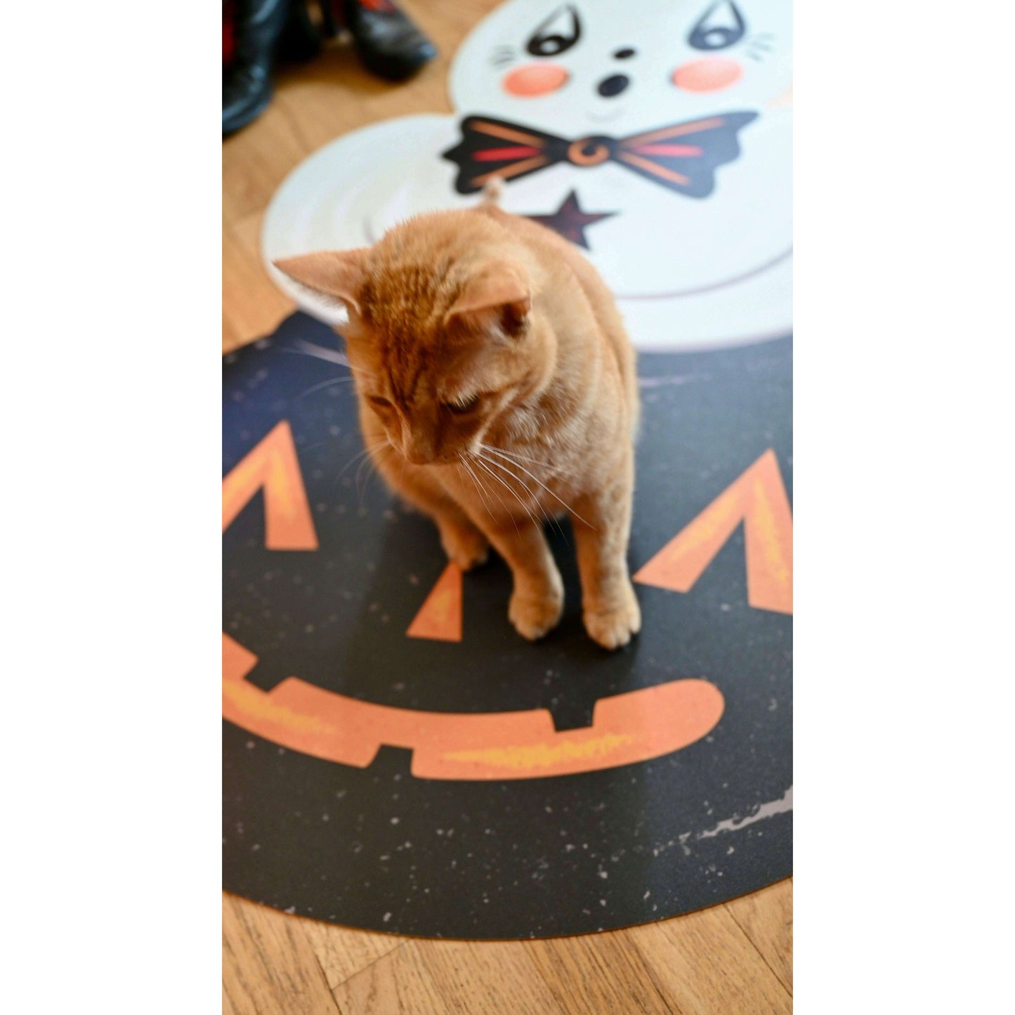 Ghostie in Caudron Die Cut Vinyl 76" Halloween Floor Decor by Johanna Parker