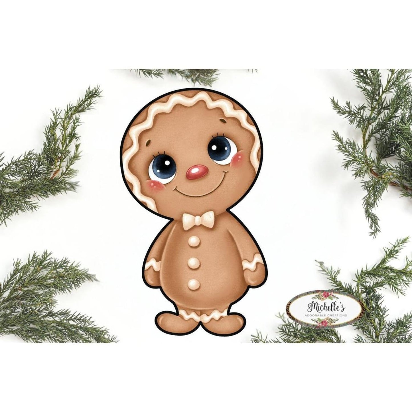 Gingerbread Boy Sweet Shoppe Sign GBB1- Wreath Enhancement