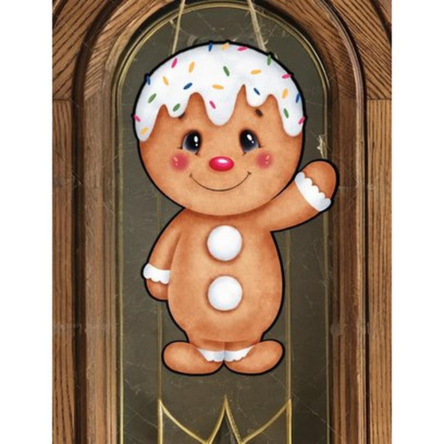 Gingerbread Boy Sweet Shoppe Sign GBB2- Wreath Enhancement