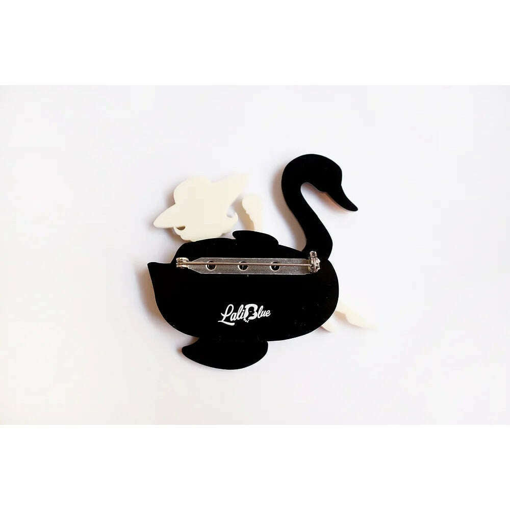 Girl on Float Brooch by Laliblue