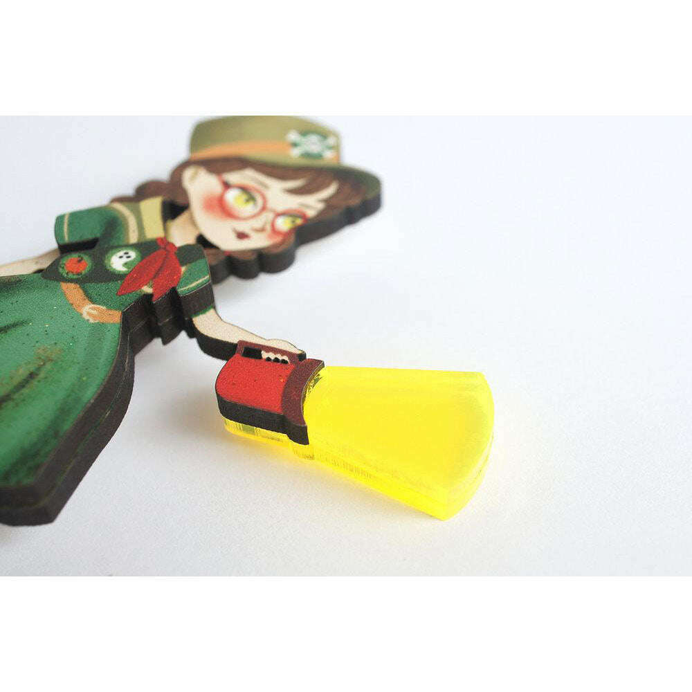 Girl Scout Brooch by Laliblue