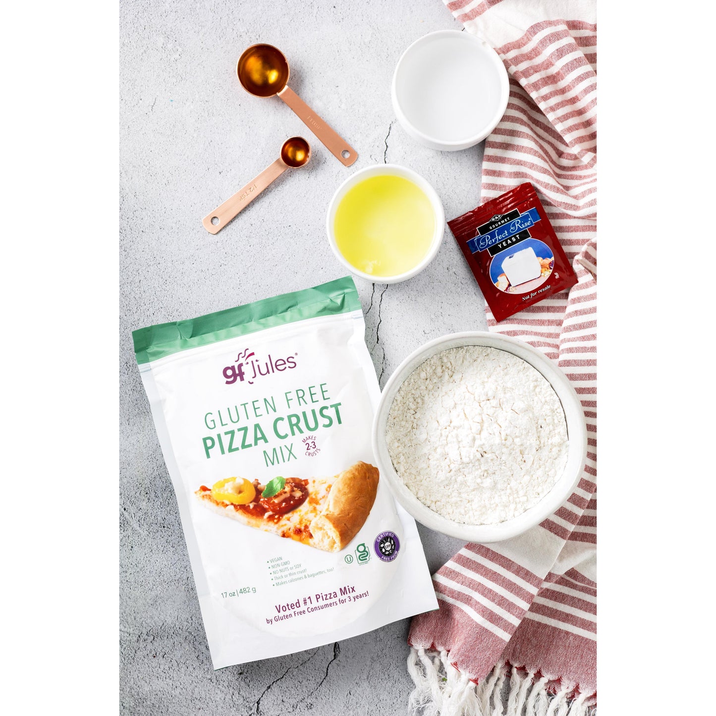 gfJules Gluten Free Pizza Crust Mix