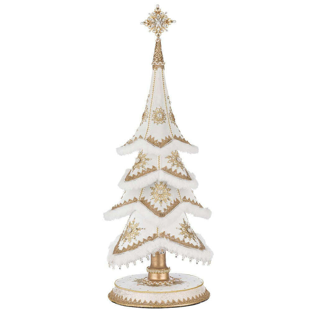 Golden Bells of Brilliance Tabletop Tree by Katherine's Collection