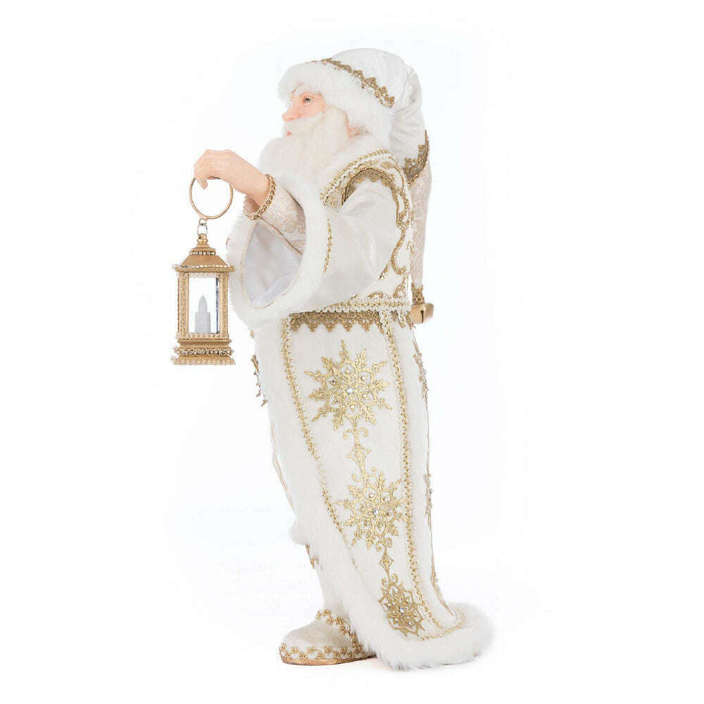 Golden Leaf Santa Tabletop by Katherine's Collection
