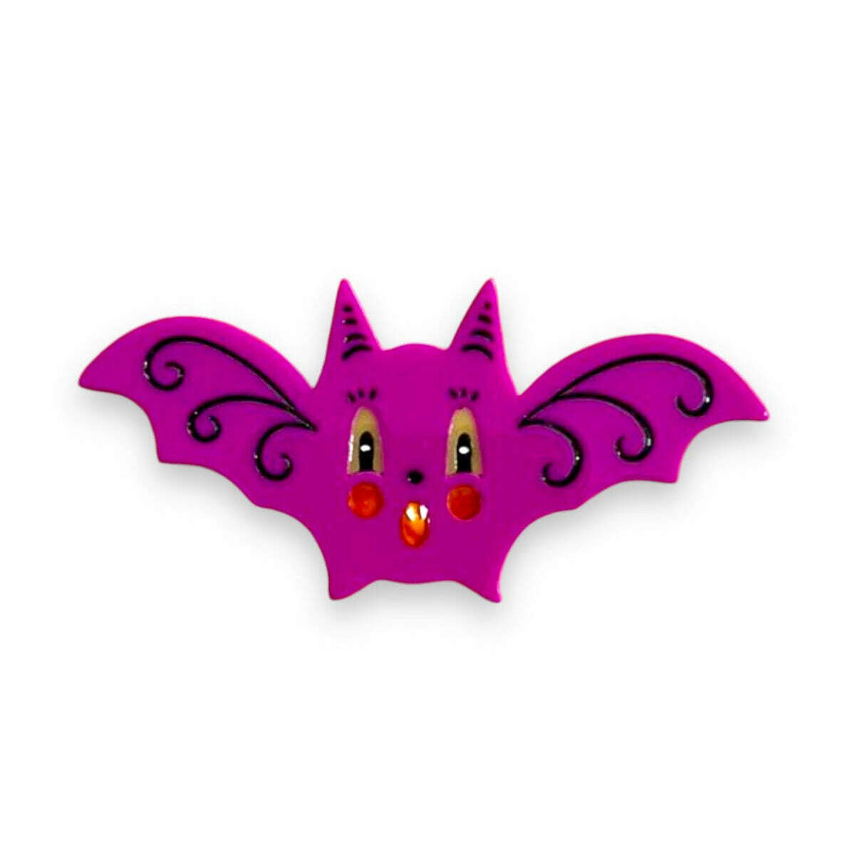 Gothic Glam Bat Scatter Pin PLUM by Johanna Parker x Lipstick & Chrome