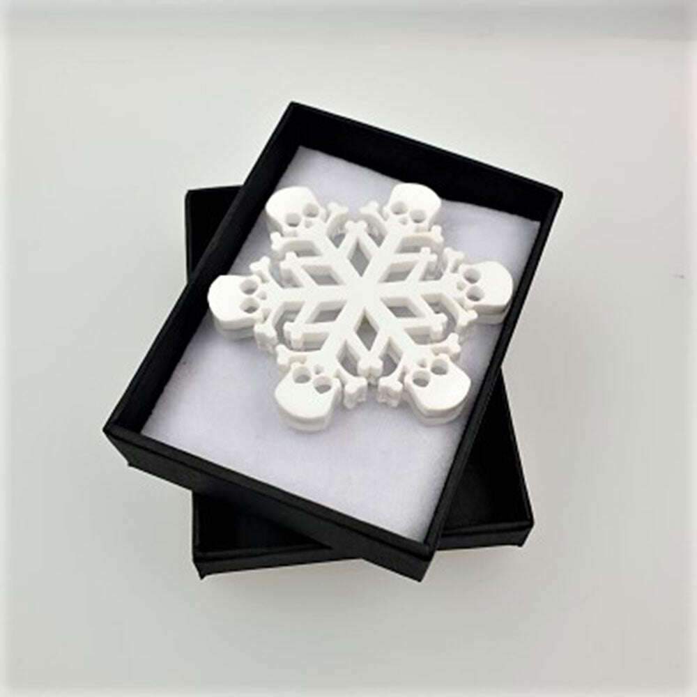 Gothic Snowflake Pin by Cherryloco