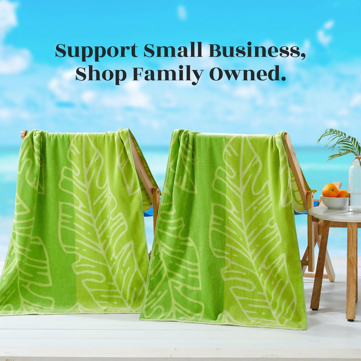 2 Pack Vibrant Beach Towels - Boca Collection