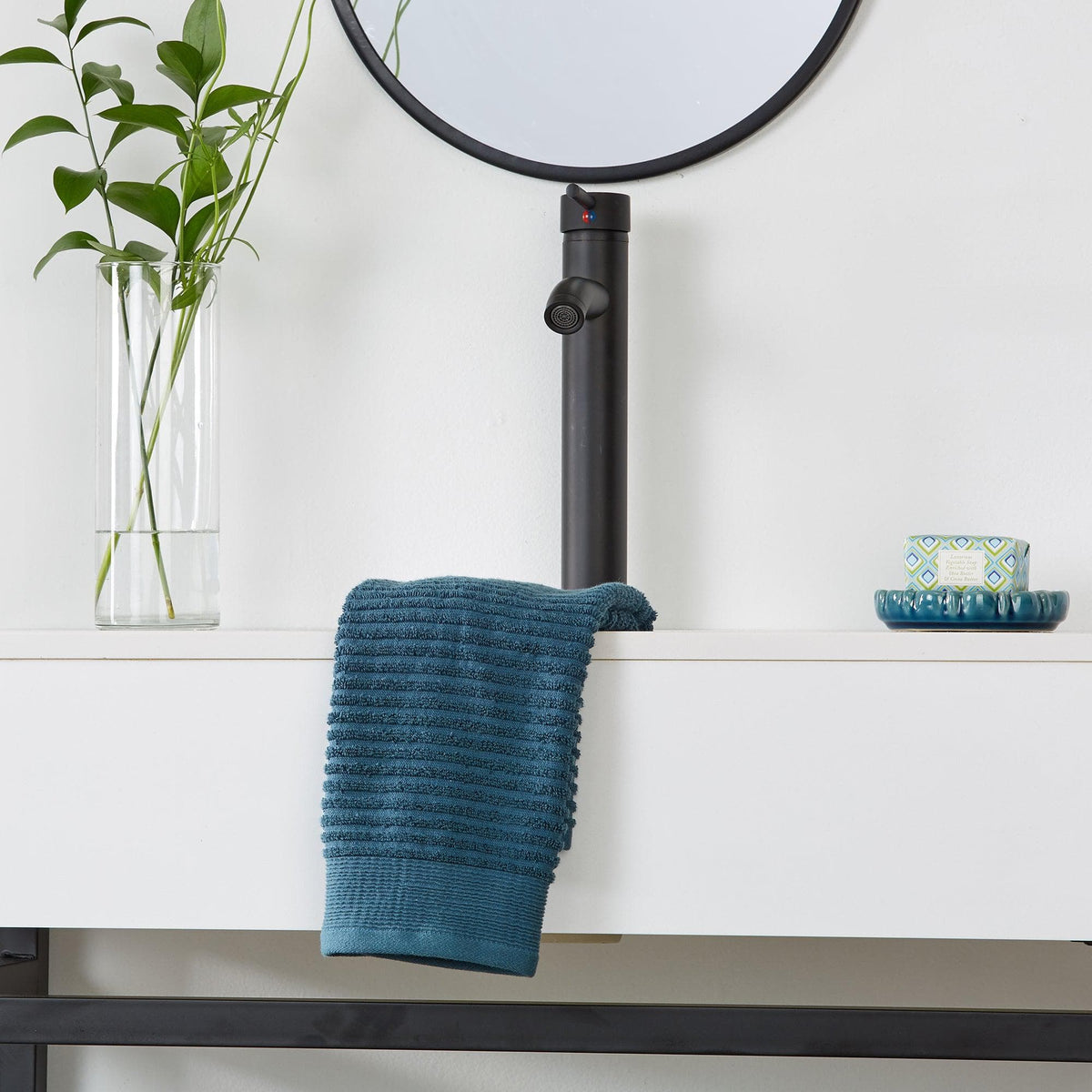4 Pack Ribbed Hand Towels - Rori Collection