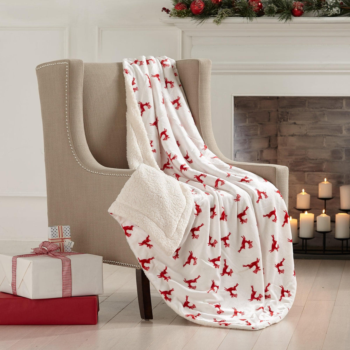 Sherpa Throw Blanket - Eve Collection