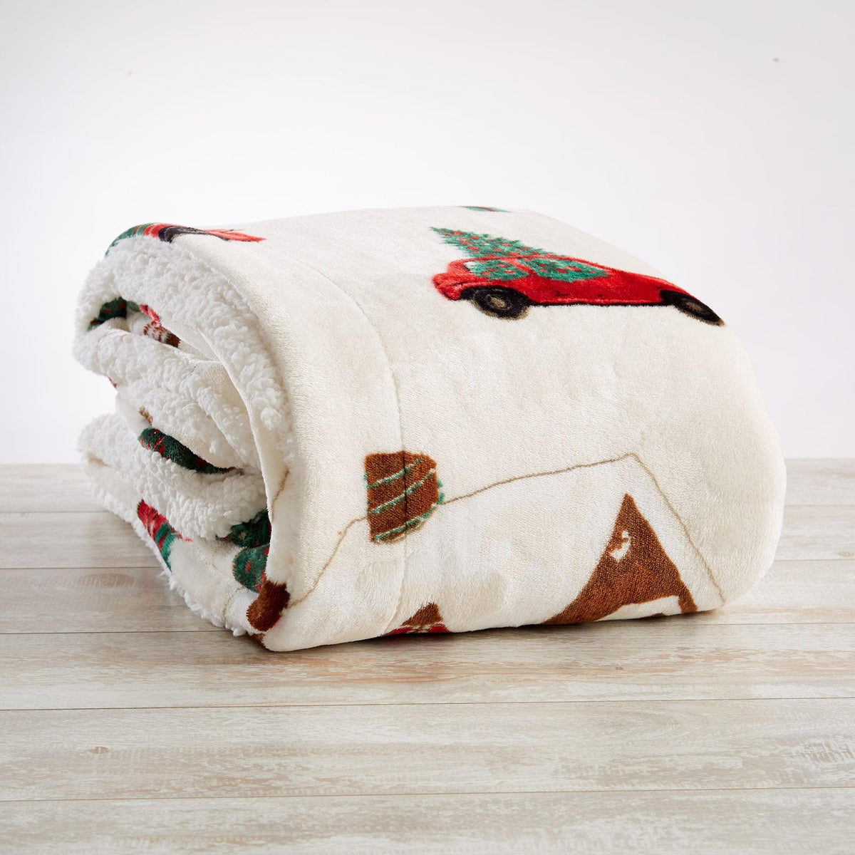 Holiday Sherpa Throw - Esmay Collection