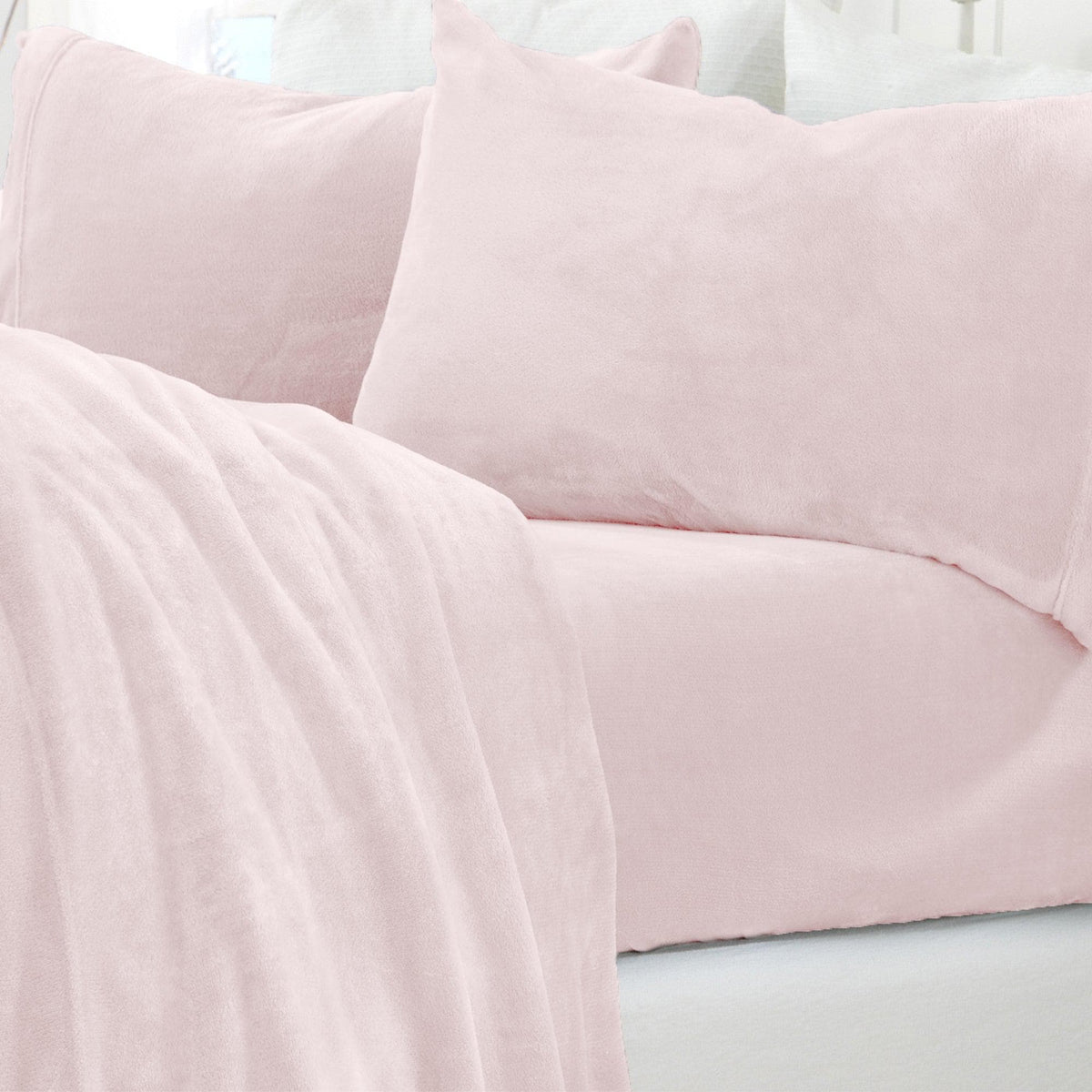 Solid Plush Sheet - Velvet Luxe Collection