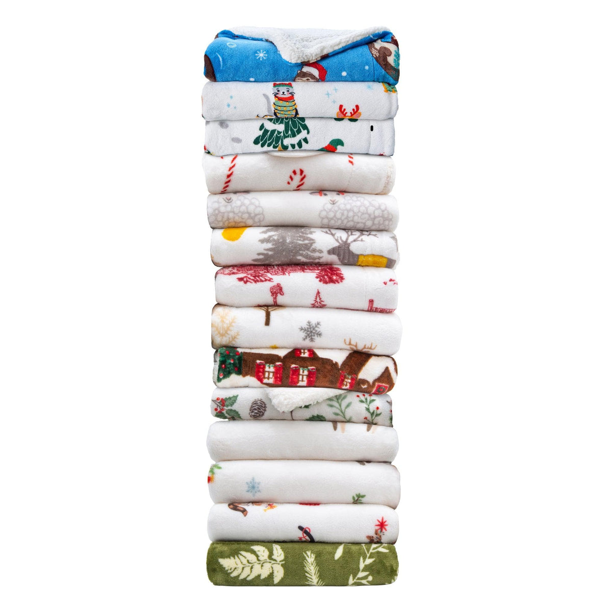 Holiday Sherpa Throw - Esmay Collection