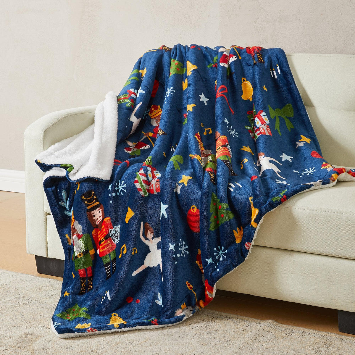 Holiday Sherpa Throw - Esmay Collection