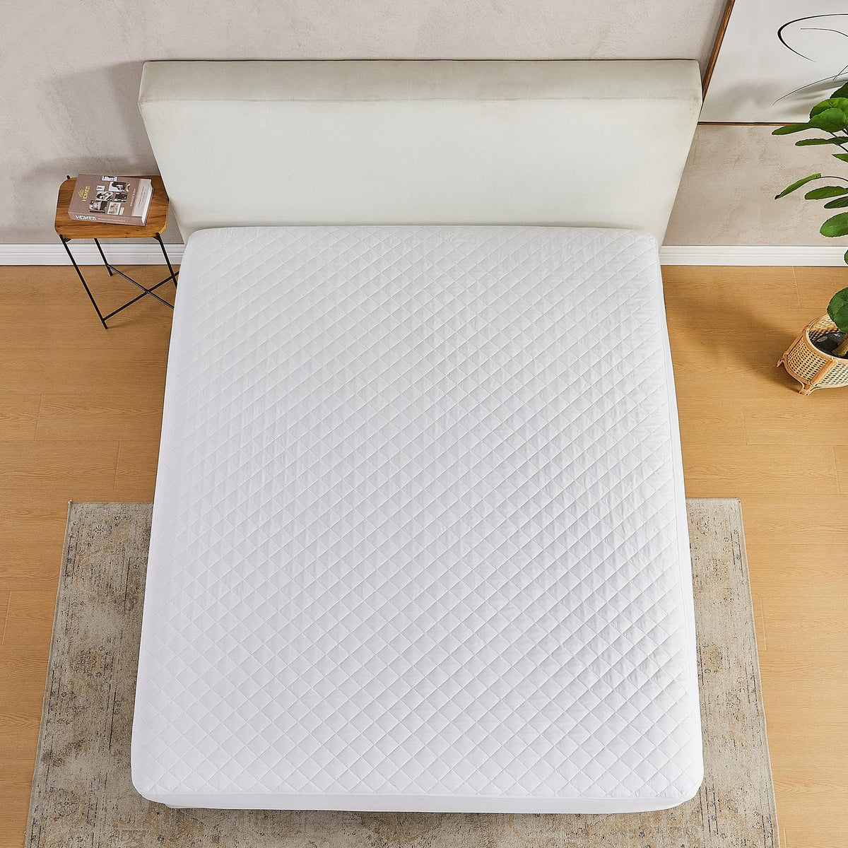 Machine Washable Quilted Mattress Pad - Wyeth Collection
