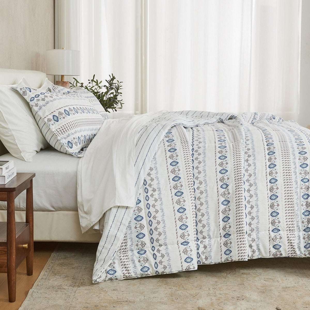 Reversible Comforter Set - Odette Collection