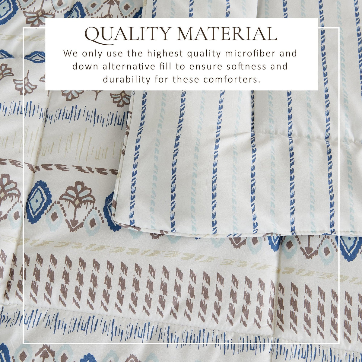 Reversible Comforter Set - Odette Collection