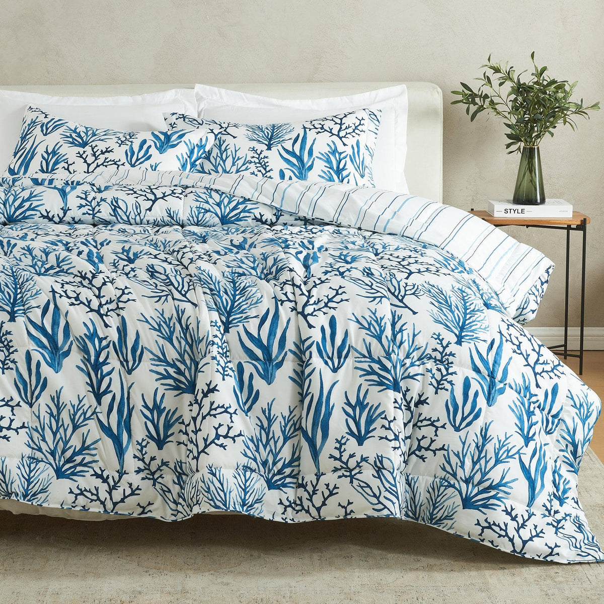 Reversible Comforter Set - Odette Collection