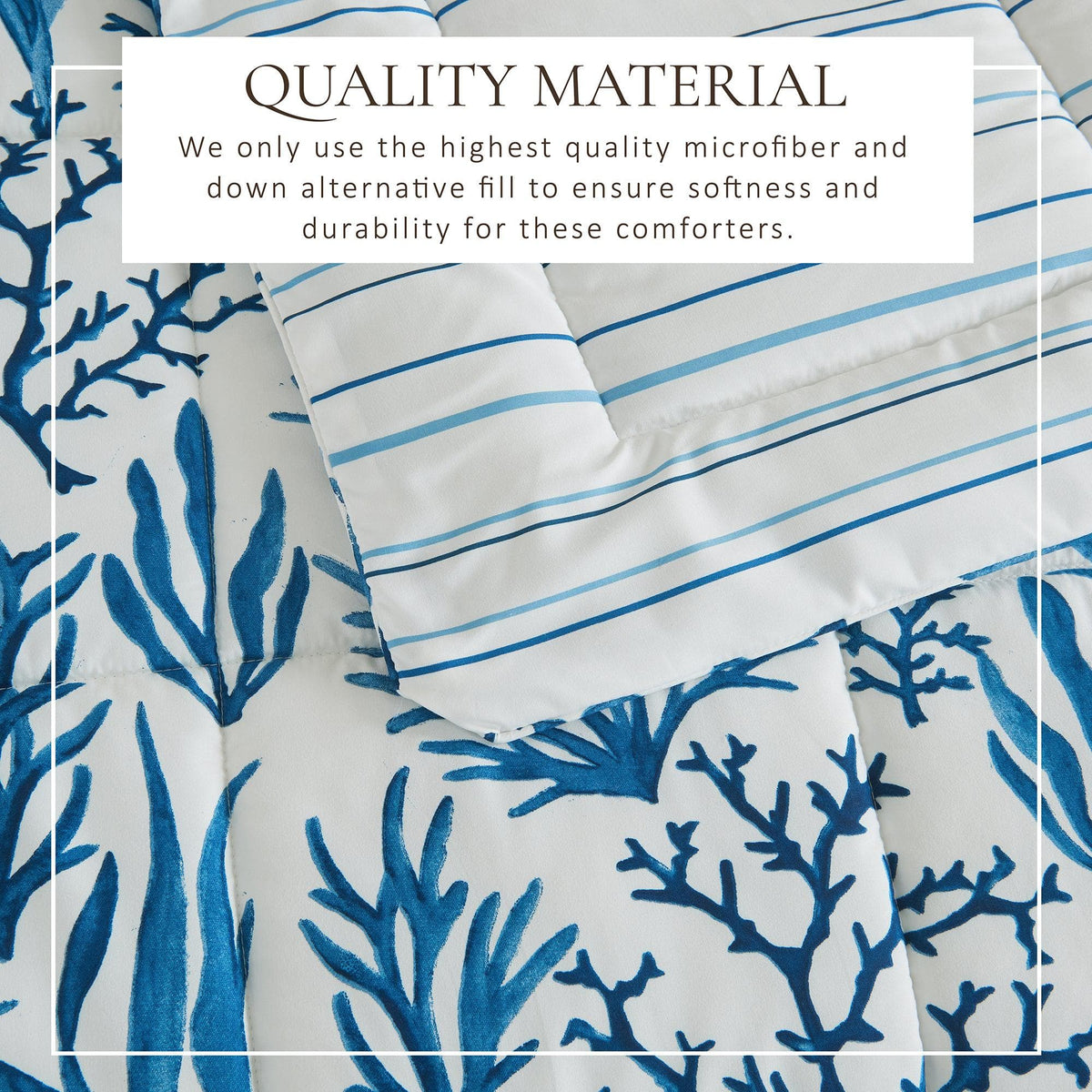 Reversible Comforter Set - Odette Collection