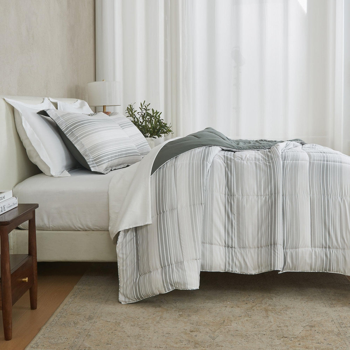 Reversible Comforter Set - Odette Collection