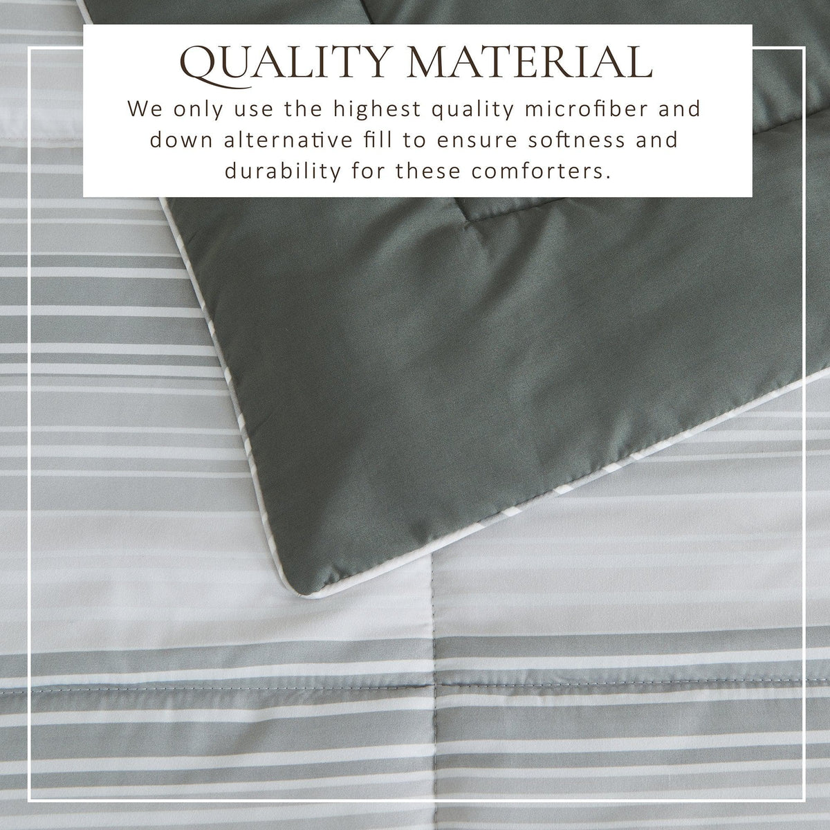 Reversible Comforter Set - Odette Collection