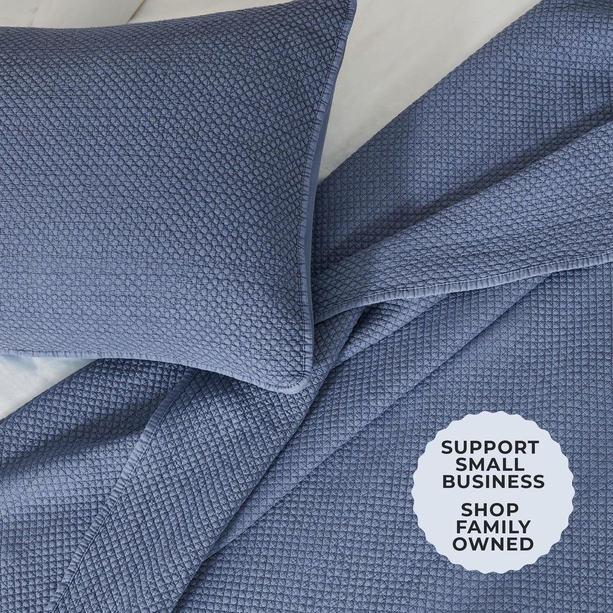 Stonewashed Relaxed Quilt Set - Vittoria Collection