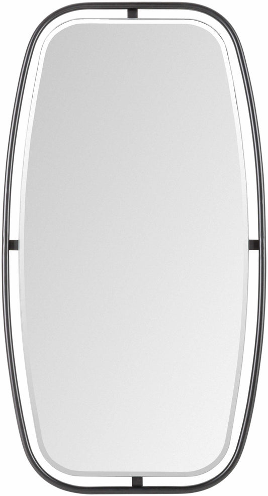 Gautampura Carved Metal Rectangular Mirror - Clearance