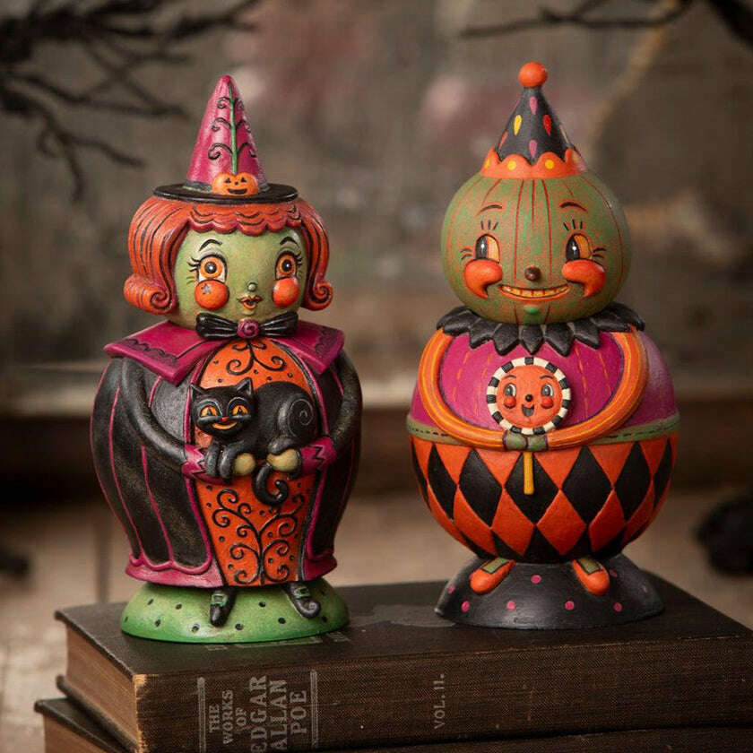 Hagatha and Jack Spooks Jar by Johanna Parker