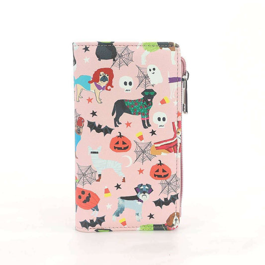 Halloween Doggie Costume Party RFID Wallet in Vinyl