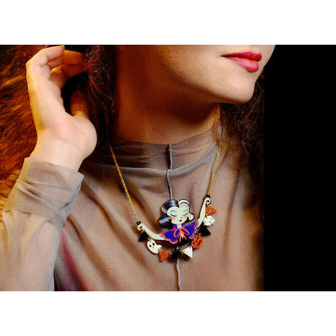 Halloween Garland Necklace by Laliblue