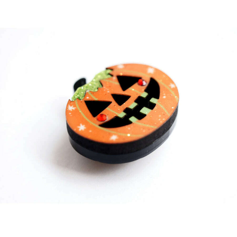 Halloween Pumpkin Button Cover by Laliblue
