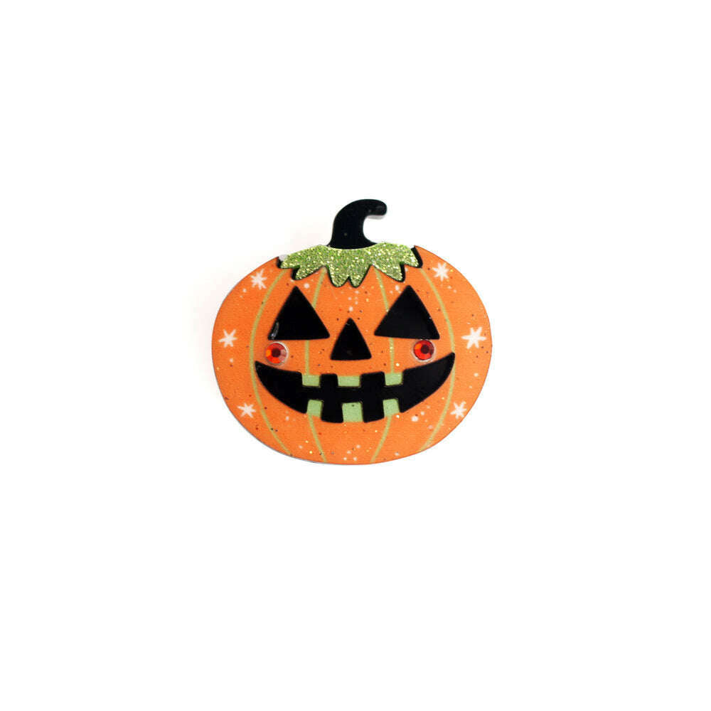 Halloween Pumpkin Button Cover by Laliblue