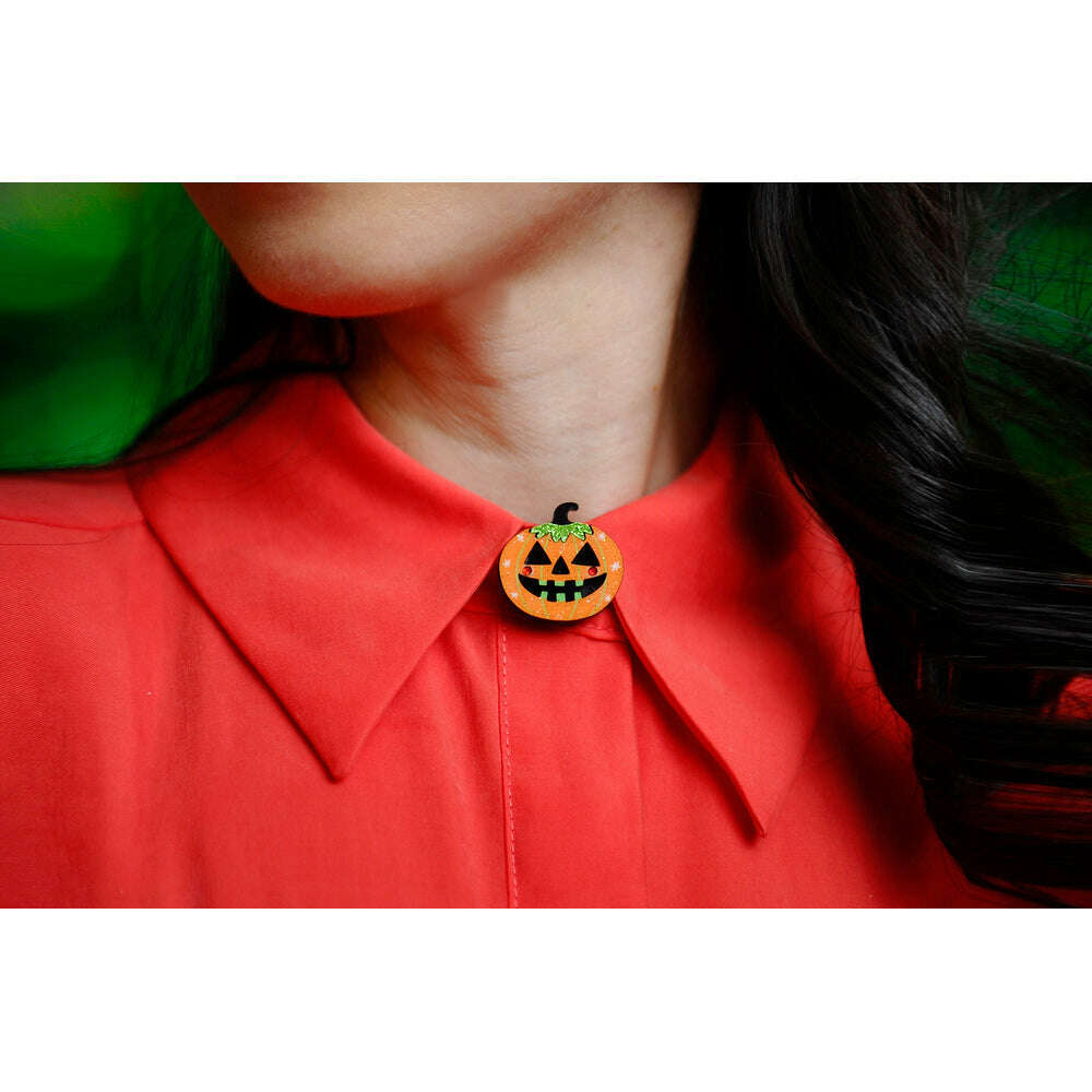 Halloween Pumpkin Button Cover by Laliblue