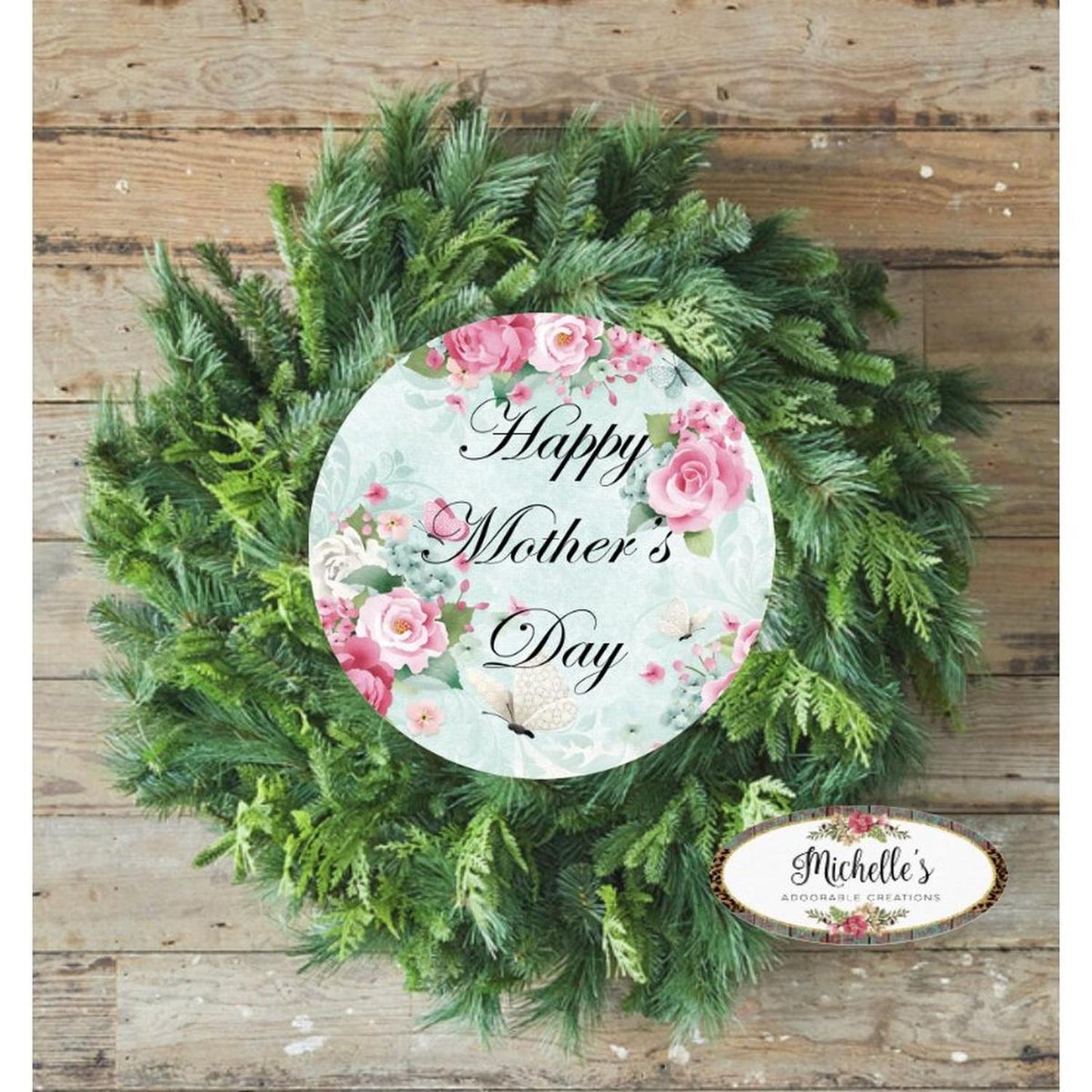 Happy Mother's Day Floral Sign