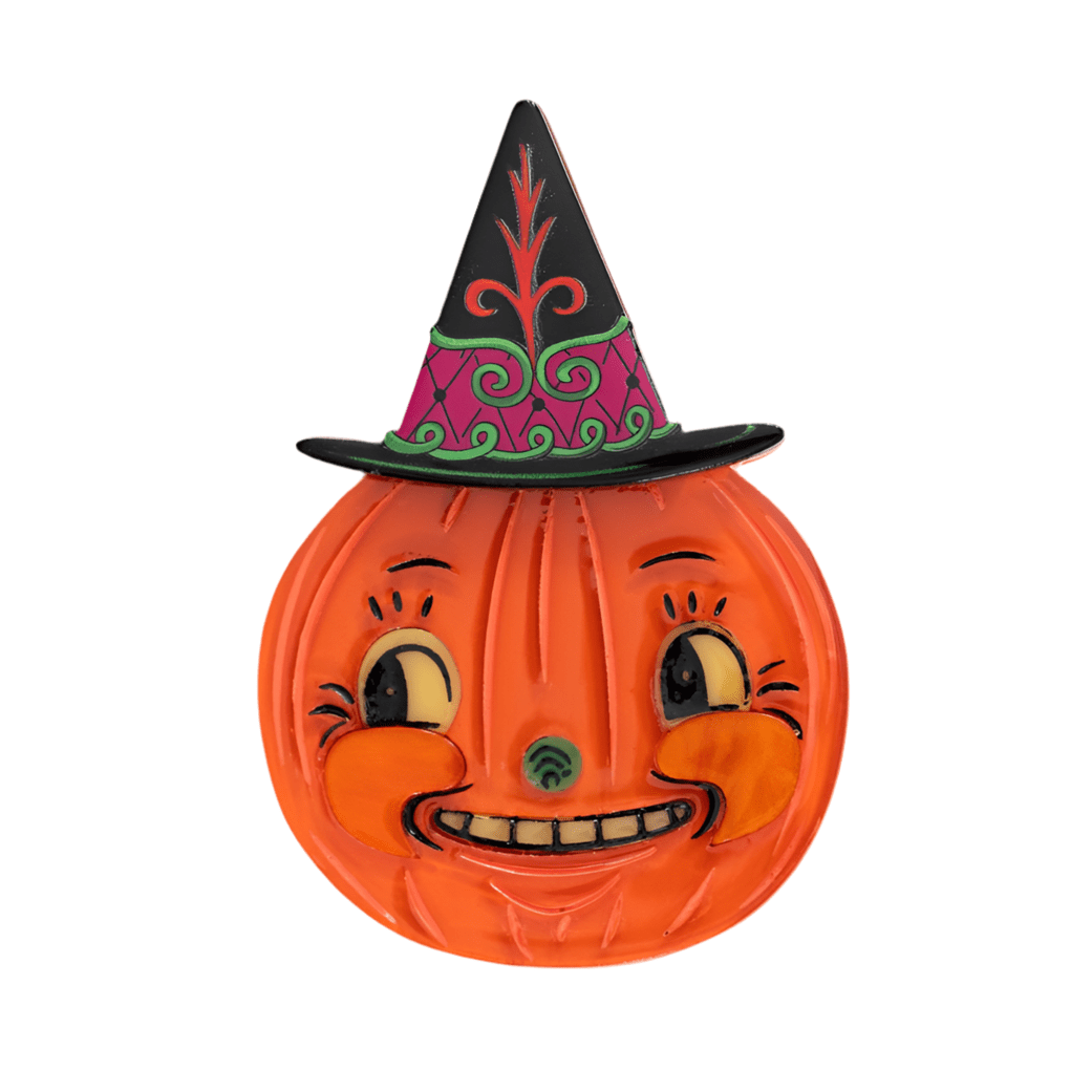 Hocus Pocus Pumpkin Brooch by Johanna Parker x Lipstick & Chrome