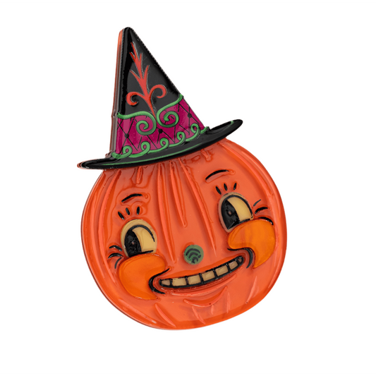 Hocus Pocus Pumpkin Brooch by Johanna Parker x Lipstick & Chrome