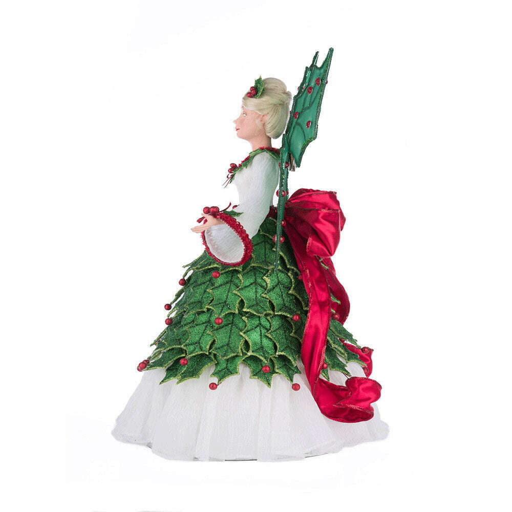Holly Berry Fairy Tree Topper by Katherine's Collection