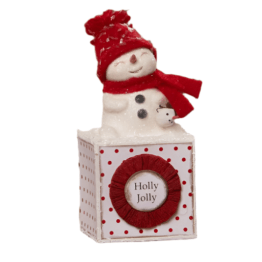 Holly Jolly Snowgirl by Bethany Lowe Designs