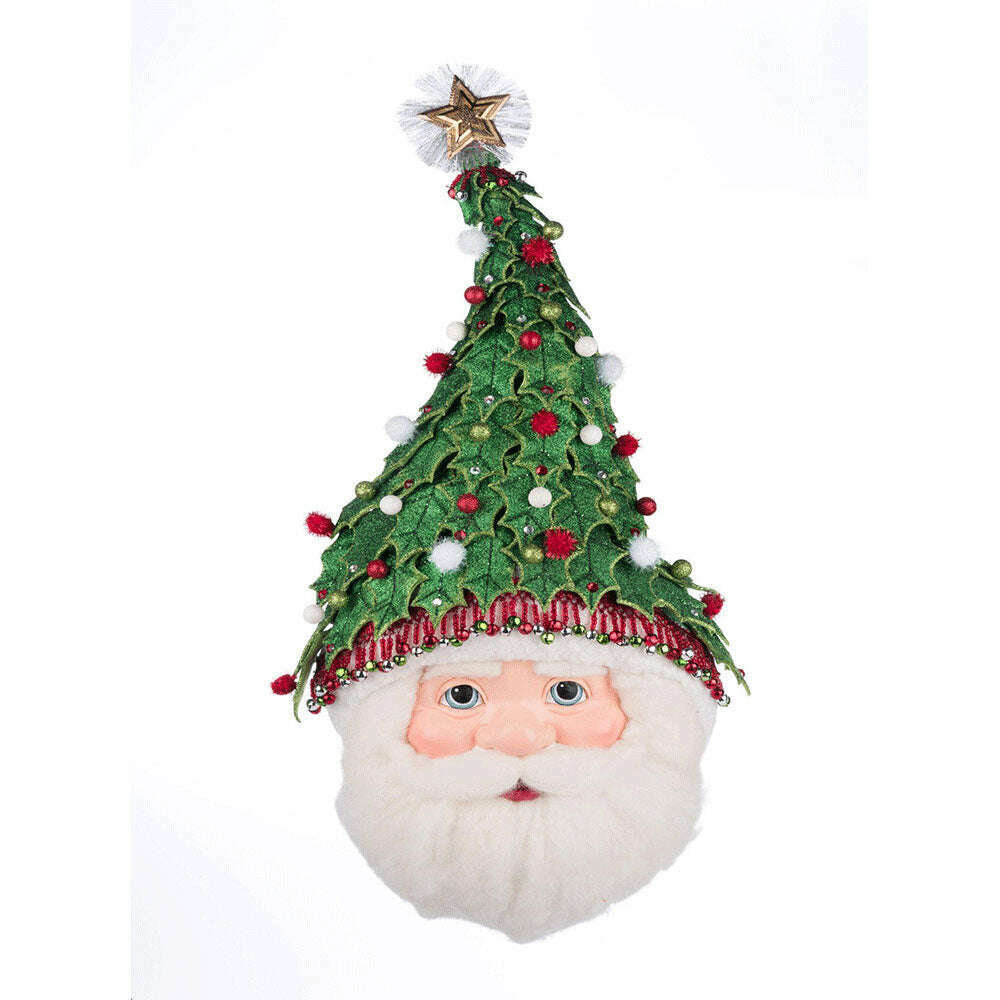 Holly Woods Santa Wall Mask by Katherine's Collection