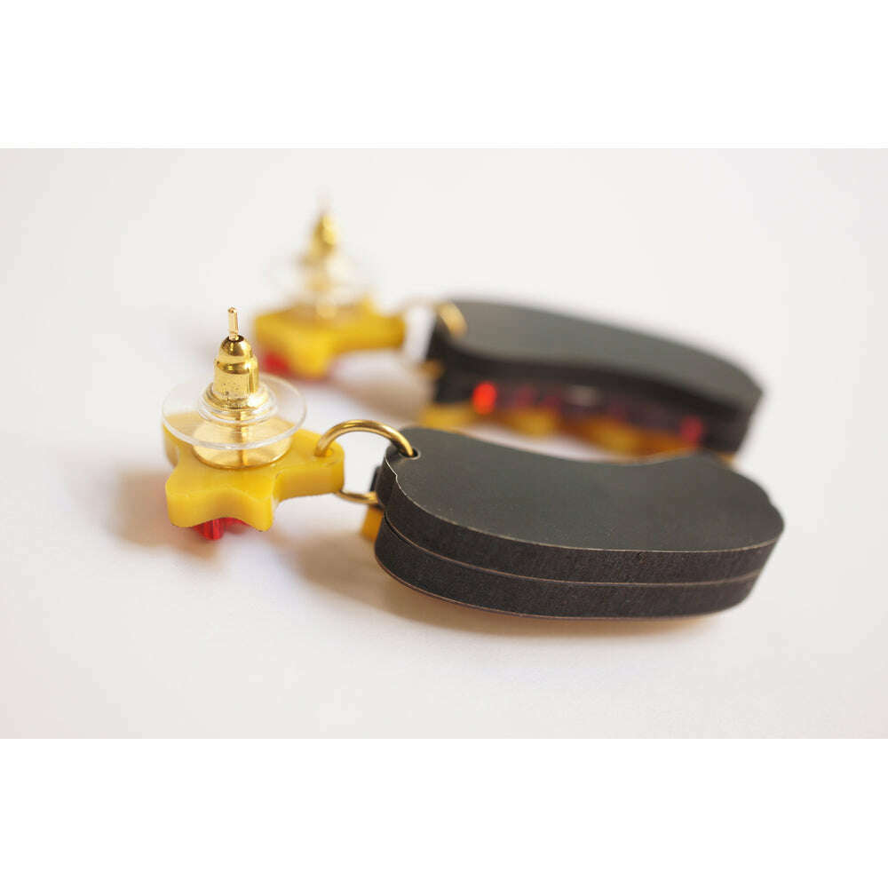 Hot Dog Earrings by Laliblue