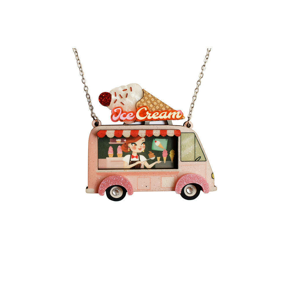Ice Cream Truck Necklace by Laliblue
