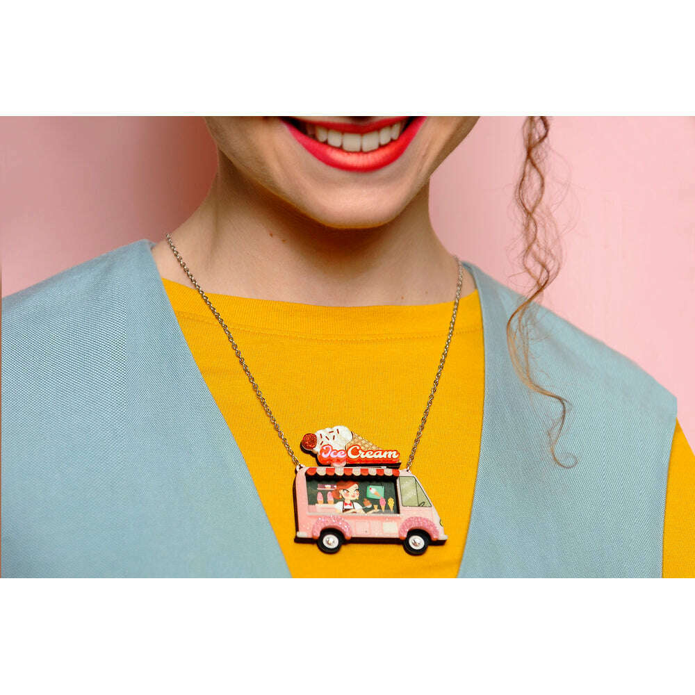 Ice Cream Truck Necklace by Laliblue