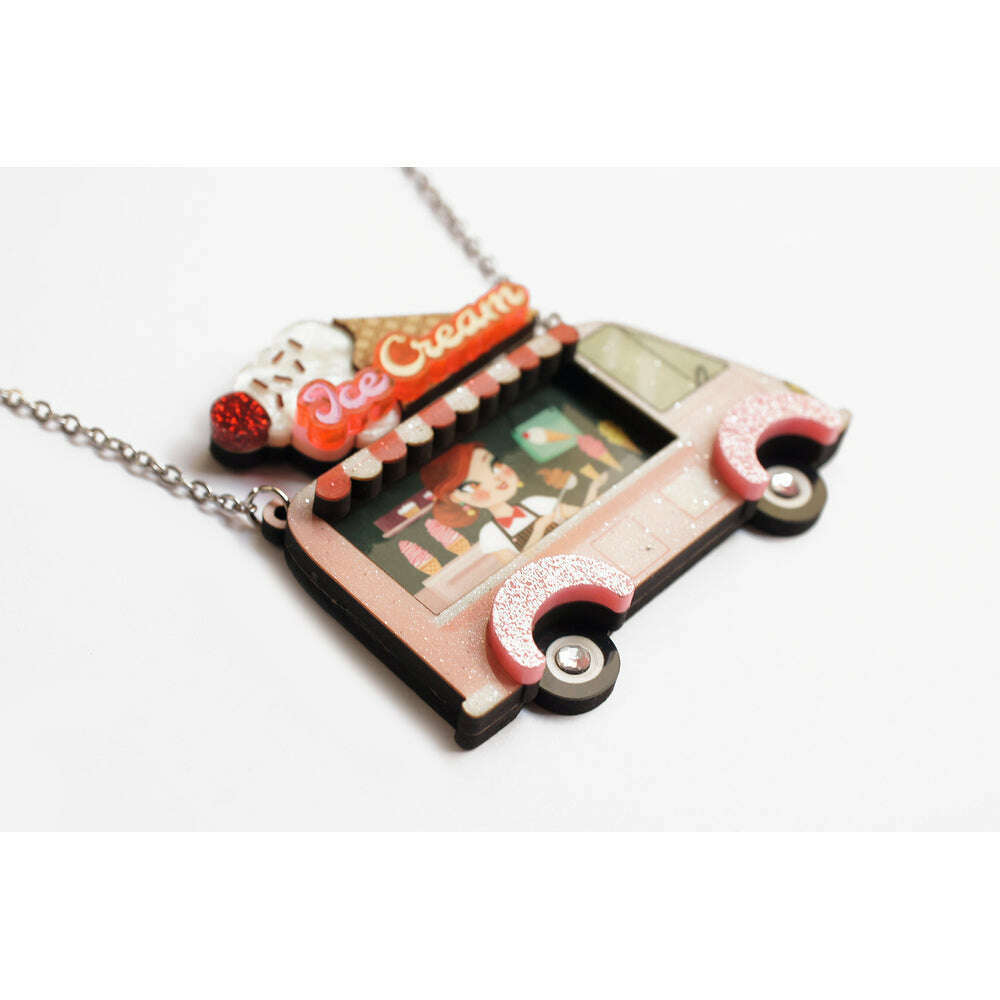 Ice Cream Truck Necklace by Laliblue
