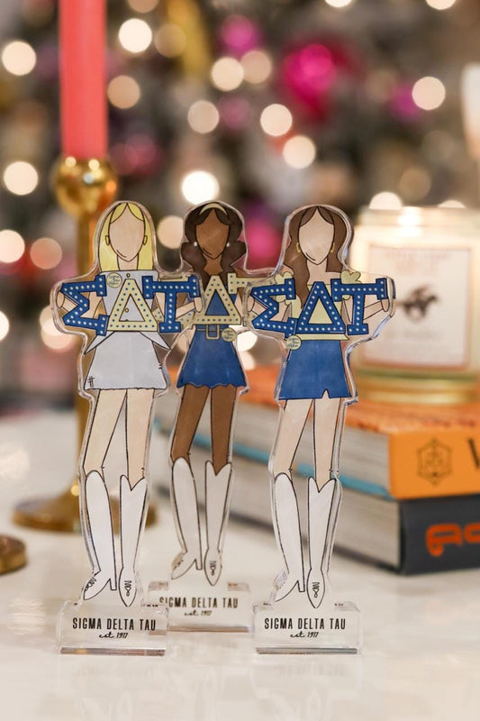 Sigma Delta Tau Acrylic Block Shelfie