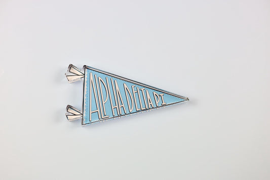 Alpha Delta Pi Acrylic Pennant Flag Shelfie